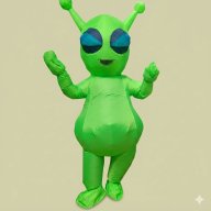 disfraz alien- botarga inflable
